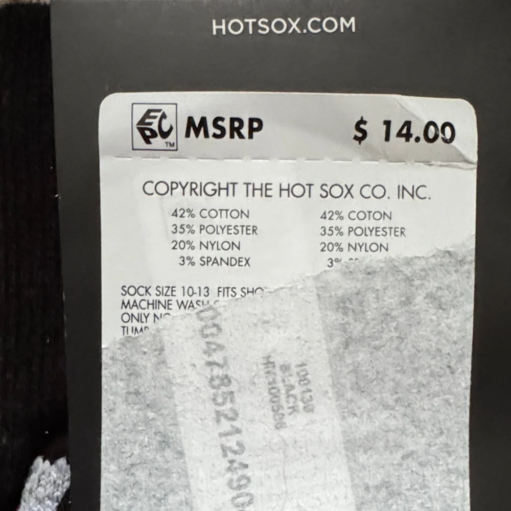 Hot Sox Men's Black Beer Pattern Socks